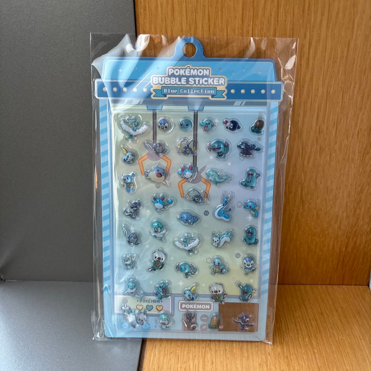 ポケモン バブルステッカー Blue Collection 韓国限定 シール ボンボン