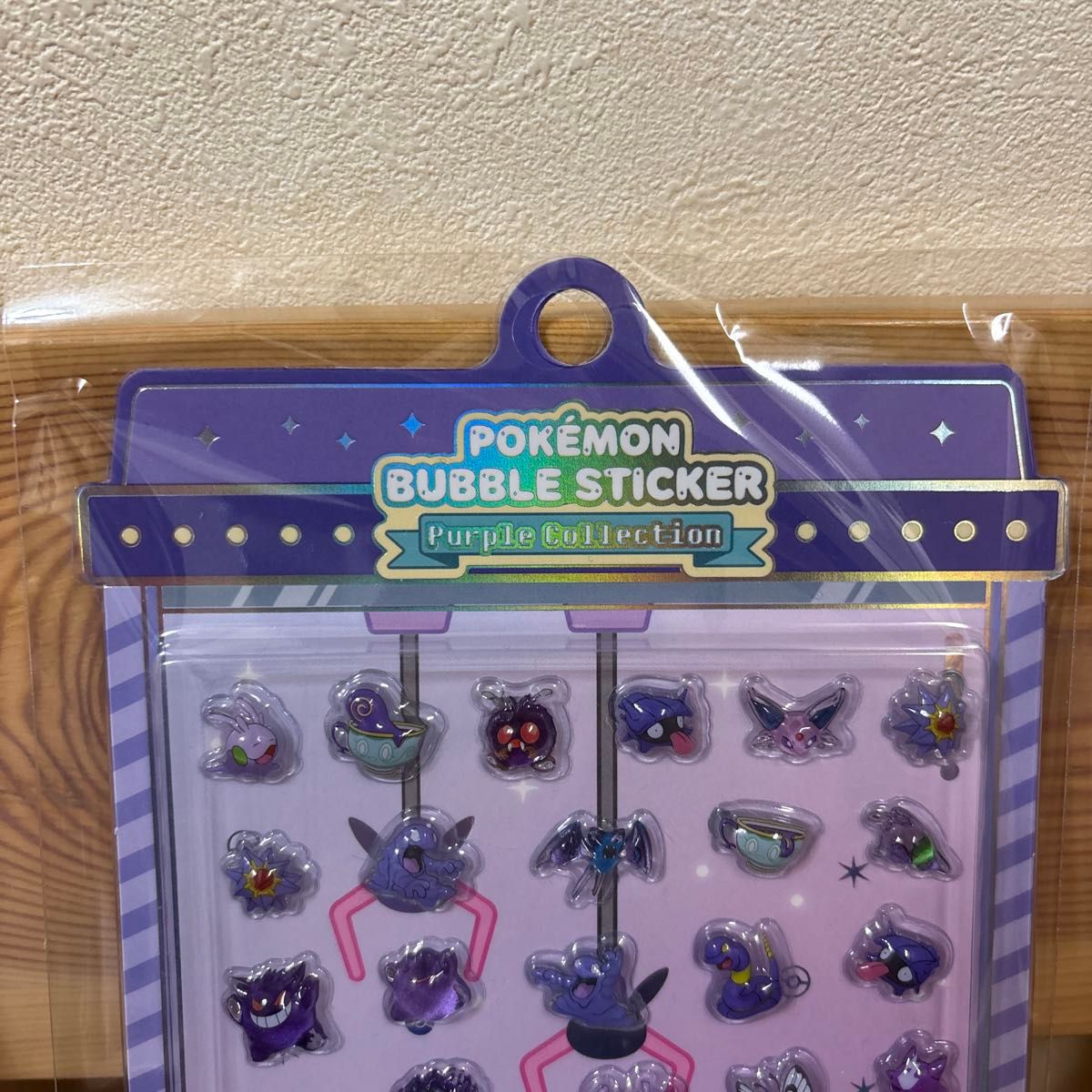 ポケモン バブルステッカー Purple Collection 韓国限定 シール