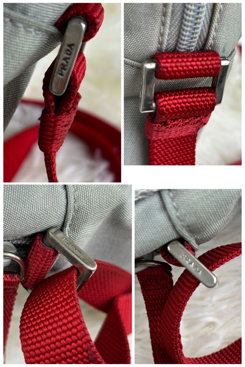 PRADA SPORT プラダスポーツ メッシュ ショルダーバッグ ロゴ 肩掛け