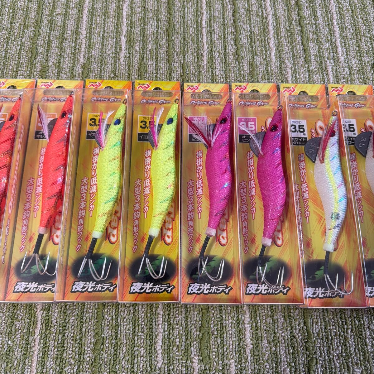 船橋 タコエギ オクトパスタップ 3.5号 ピンク 60本 船橋 タコエギ