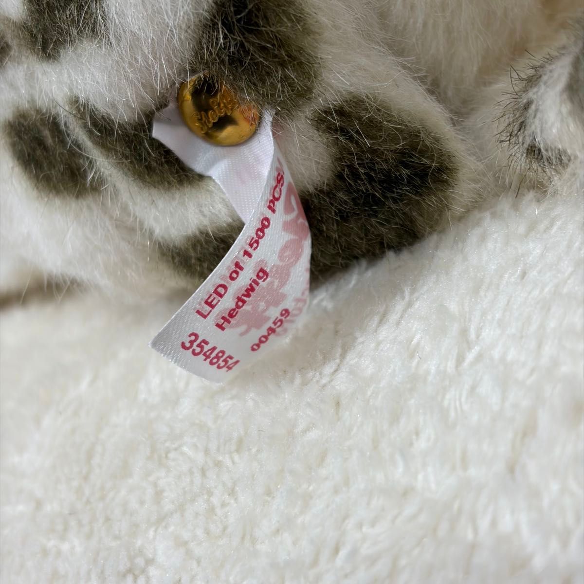 希少品】Steiff シュタイフ ハリーポッター ヘドウィグ 白タグ 限定品