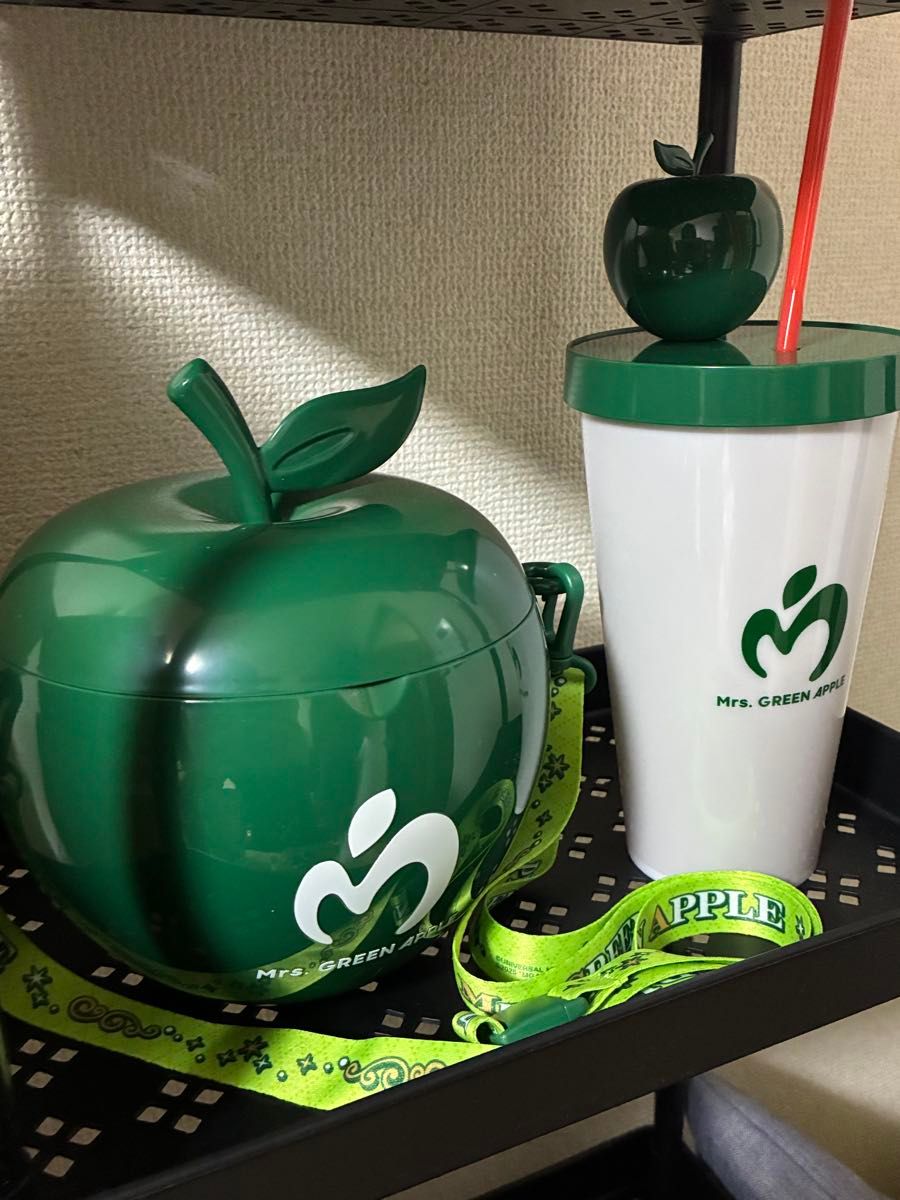 Mrs GREEN APPLE ポップコーンボックスとドリンクカップホルダーの2点