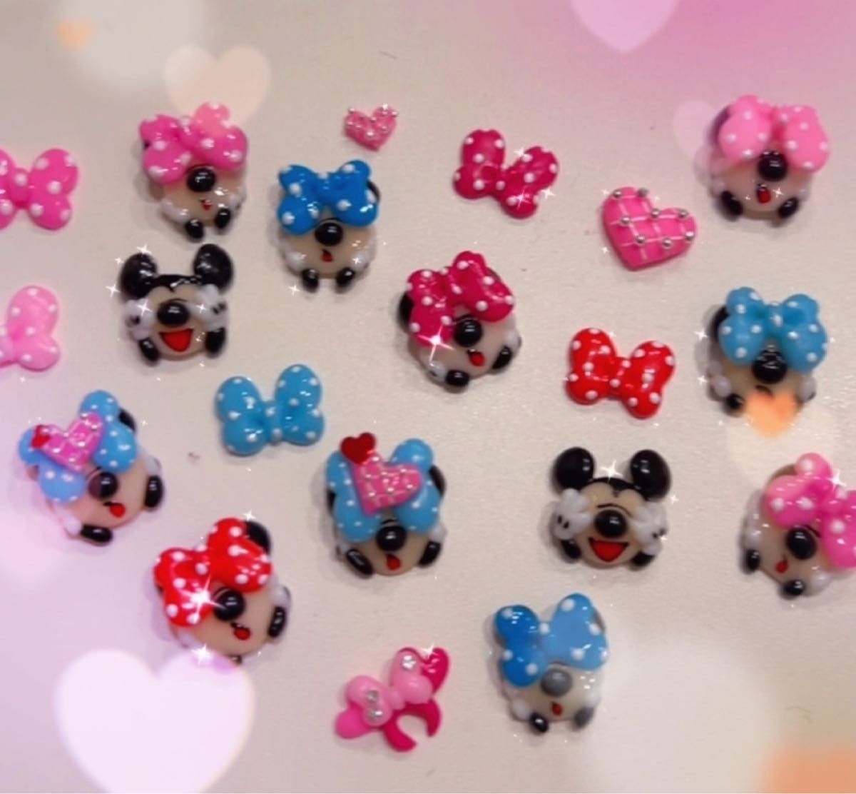 オーダーページ】ディズニー パルパルーザ ネイルパーツ 3D ミニー