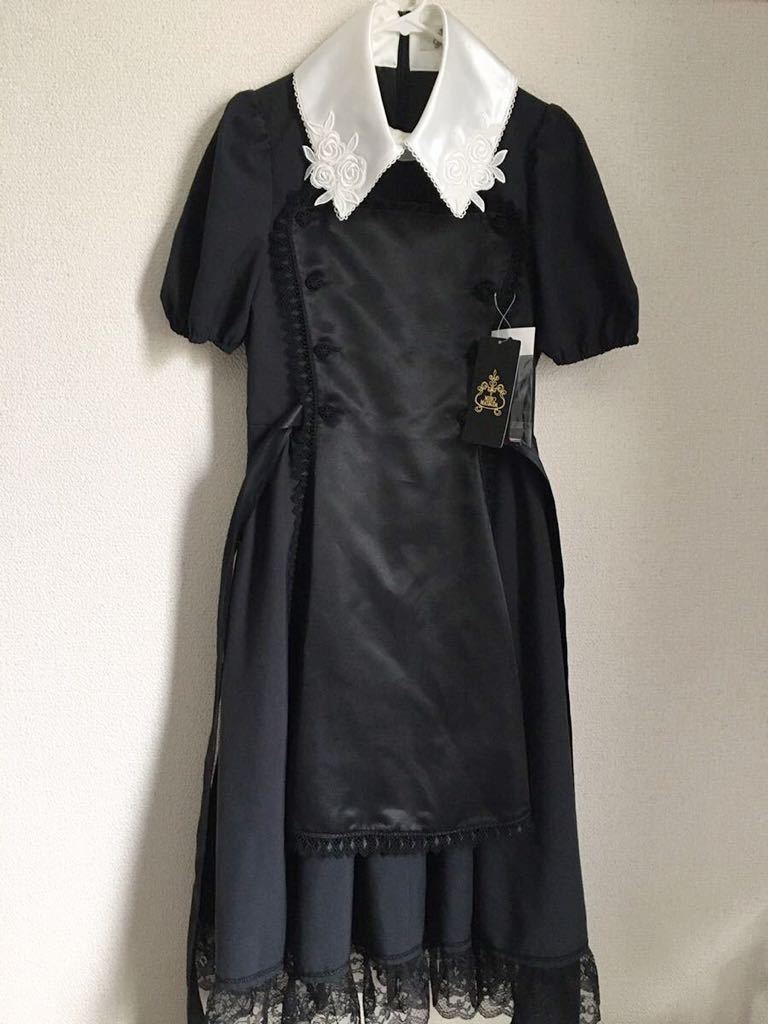 MIHO MATSUDA ミホマツダ ワンピース ヴァーニ 半袖 エプロンワンピ