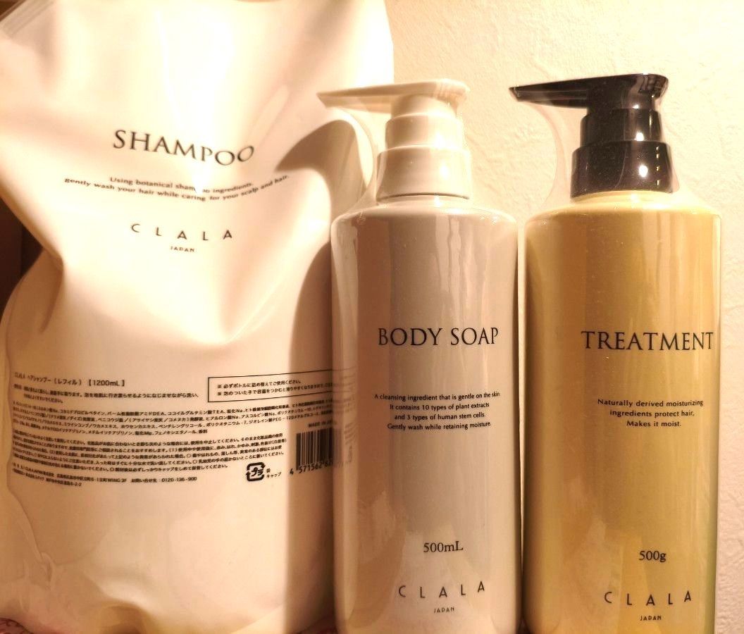 CLALAジャパン シャンプー（レフィル） トリートメント ボディソープ