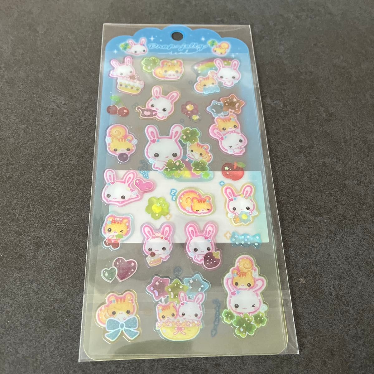 正規品（新品 未使用）ドロップジェリーシール フワフワらびちゃん