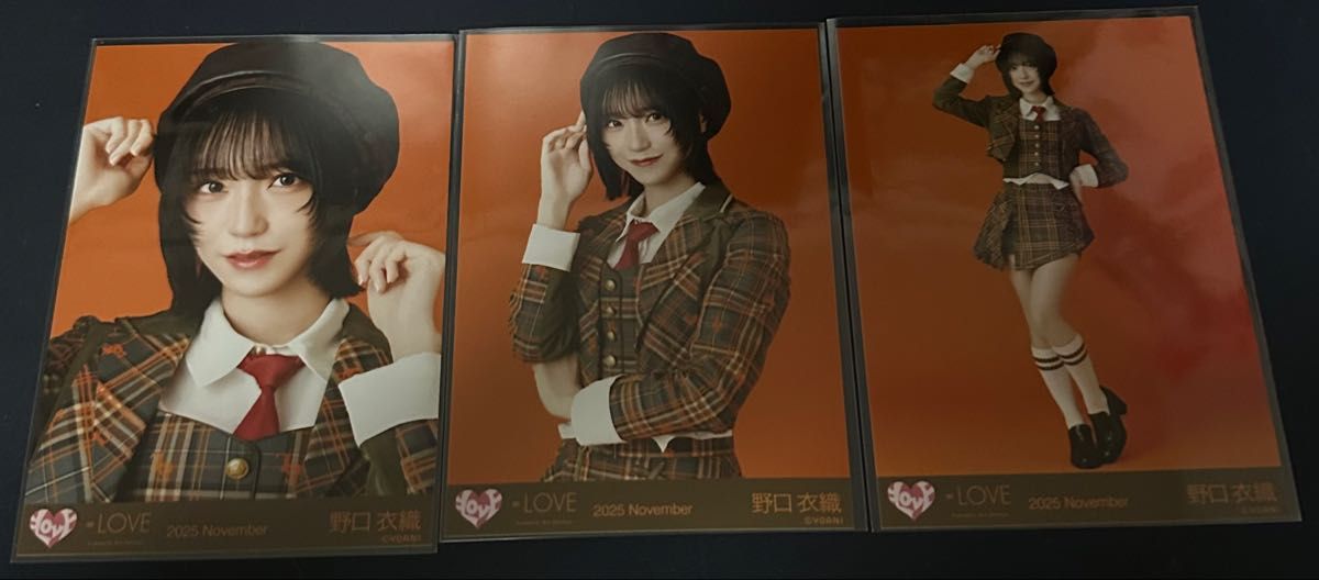 S*h様 【直筆】＝LOVE 野口衣織 生写真ラブソングに襲われる 歌唱衣装