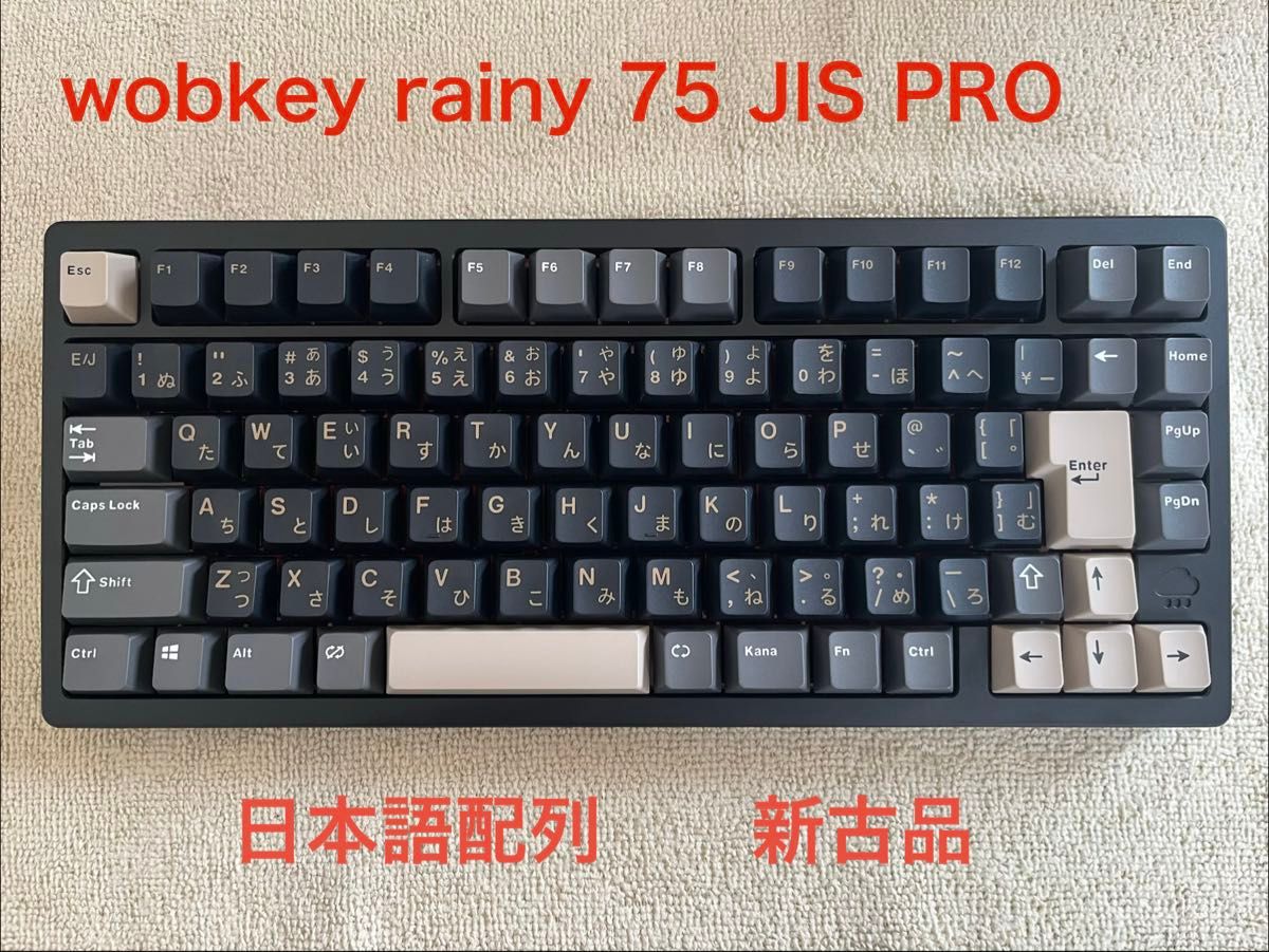WOBKEY Rainy75 JIS PRO 日本語配列 キーボード 新古品｜Yahoo!フリマ