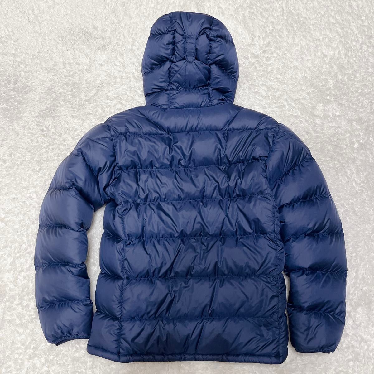 美品 モンベル ライトアルパインダウンパーカ ブルー 800FP ダウン90