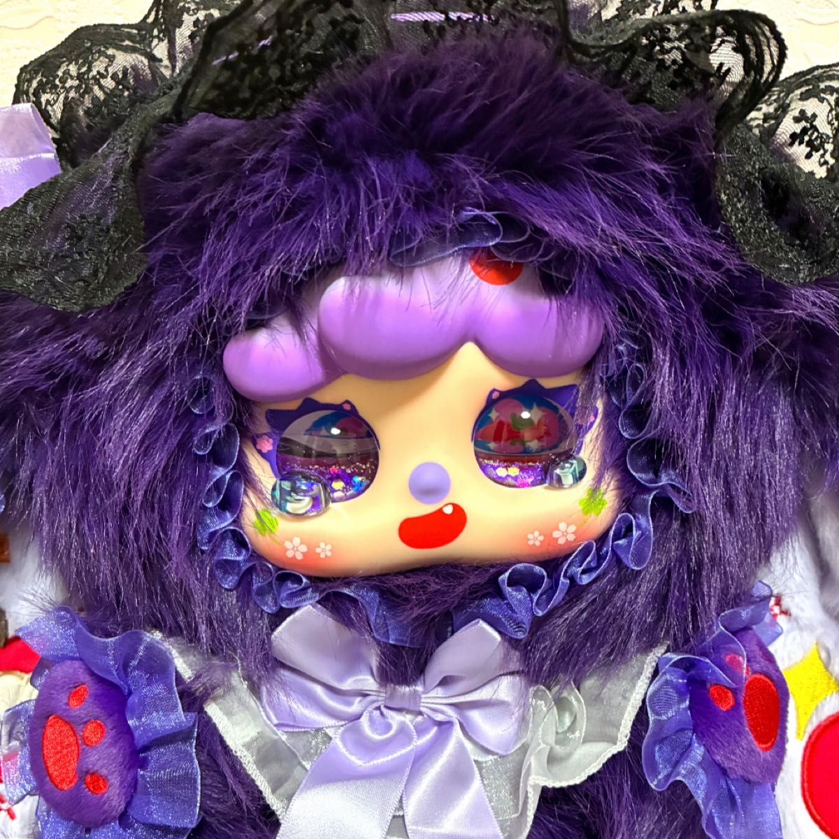 Migo 600%ぬいぐるみ オイル目 むらさき色 migo｜Yahoo!フリマ（旧