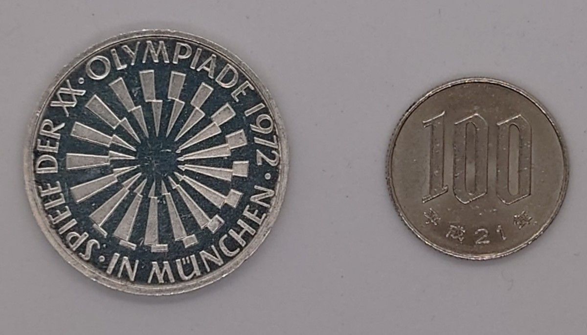 ドイツ 1972年 「ミュンヘンオリンピック」10マルク銀貨｜Yahoo!フリマ