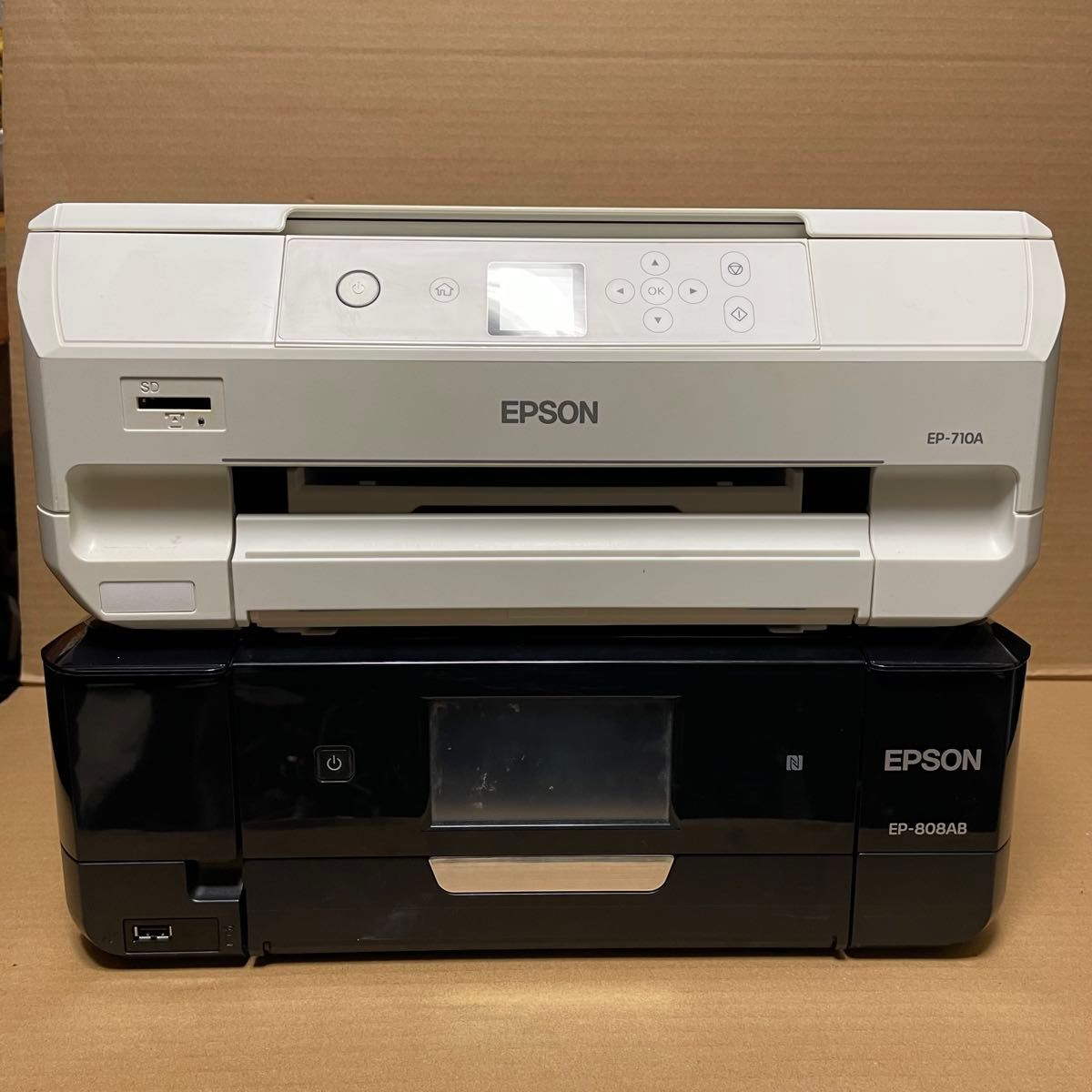 ジャンク】 「EPSON EP-710A EP-808AB」 通電確認のみ 部品取り エラー