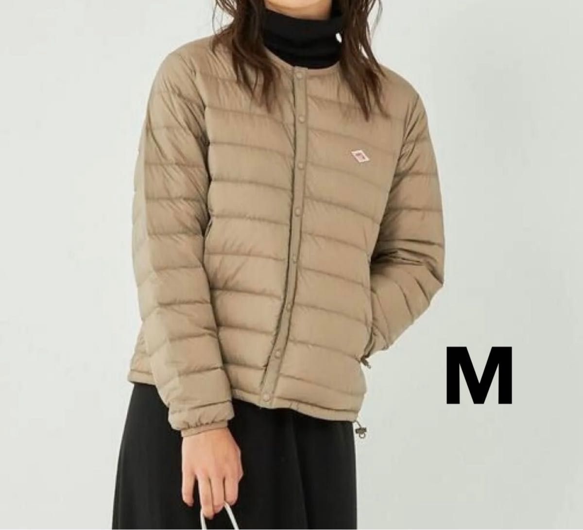 DANTON ダントン インナーダウンクルーネックジャケット WOMEN サンド