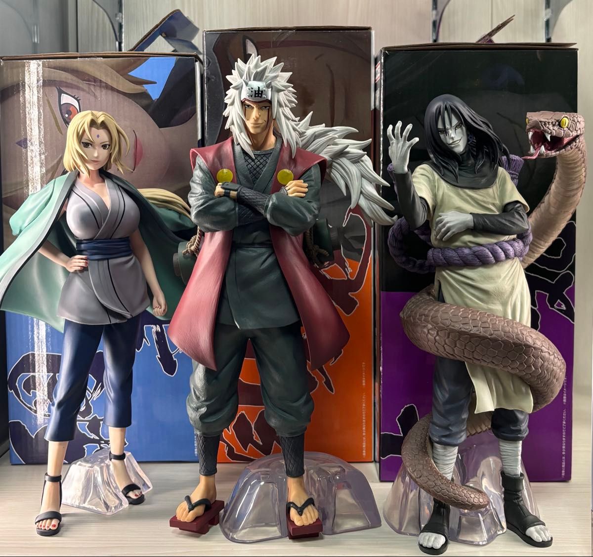 一番くじ NARUTO-ナルト- 疾風伝 伝説の三忍 3体セット｜Yahoo!フリマ