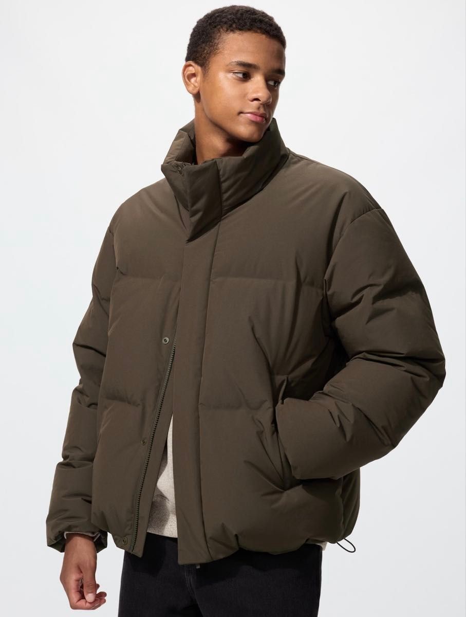 2025 UNIQLO ユニクロ シームレスダウンジャケット DARK BROWN Mサイズ