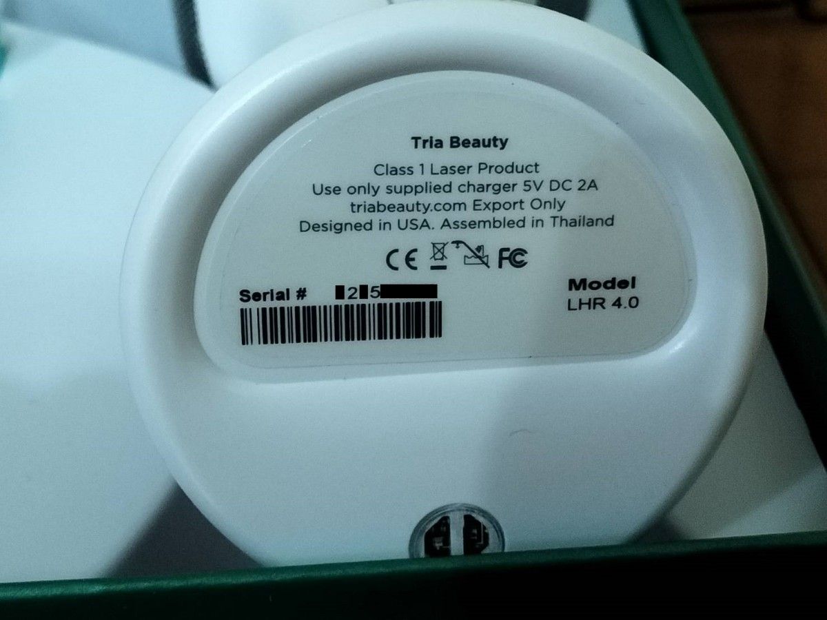 極美品 2025年トリア パーソナルレーザー 脱毛器 4X LHR4 0 tria