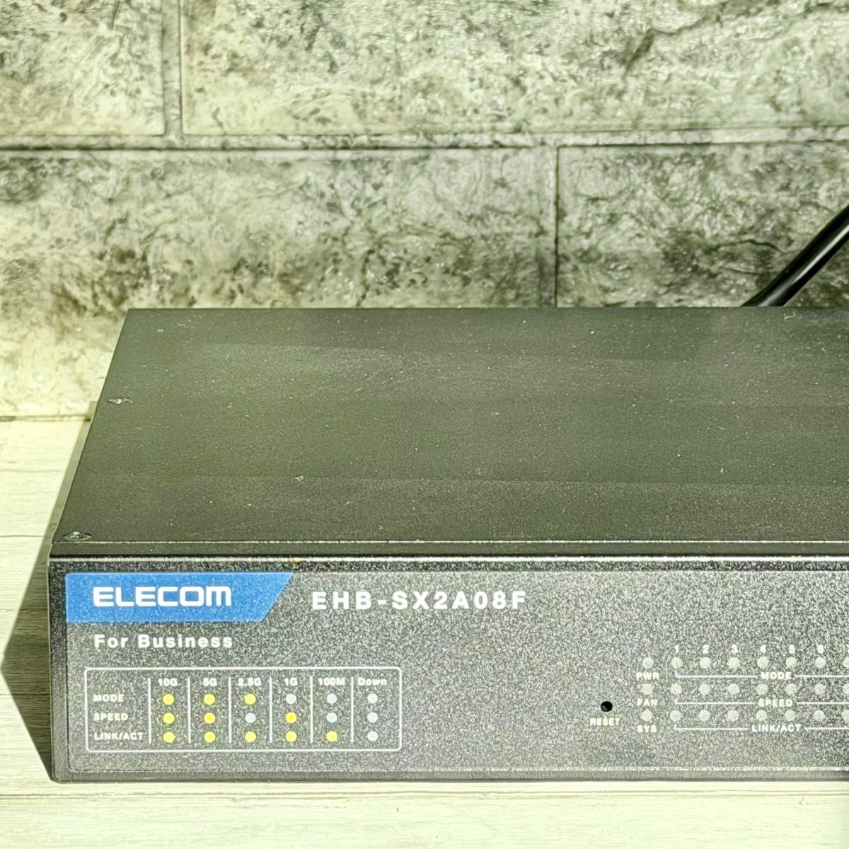 ジャンク品 ELECOM「EHB-SX2A08F」業務用スイッチングハブ｜Yahoo