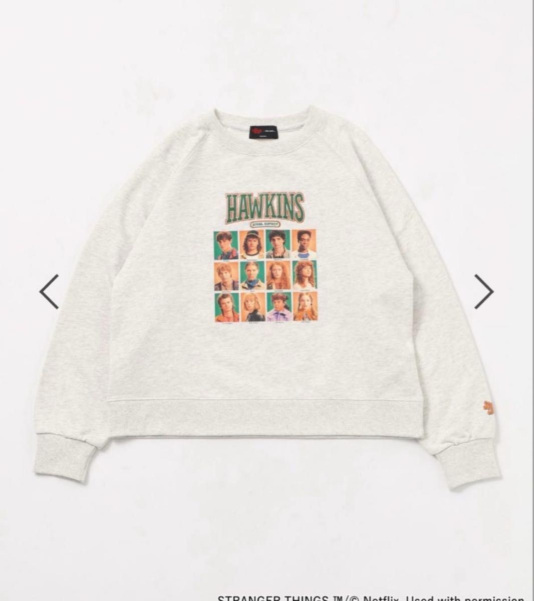ニコアンド ストレンジャーシングス コラボ スウェット L トレーナー