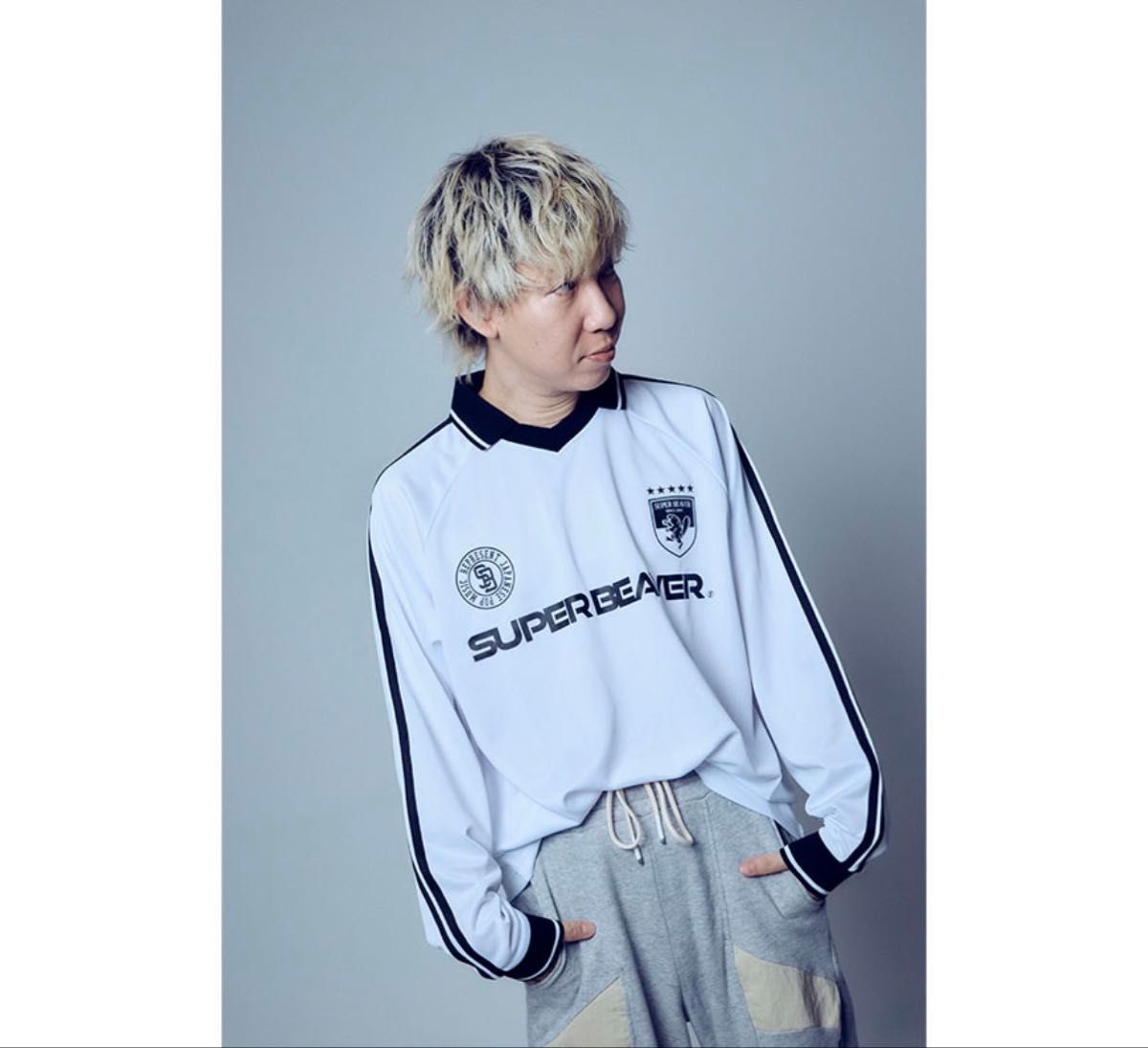 新品未開封】SUPER BEAVER サッカーシャツ ホワイト Lサイズ｜Yahoo