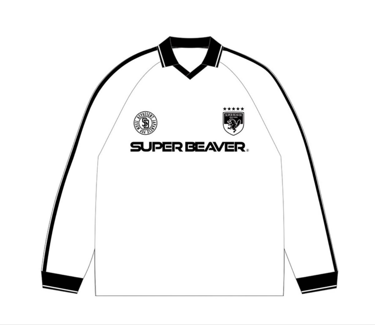 新品未開封】SUPER BEAVER サッカーシャツ ホワイト Lサイズ｜Yahoo