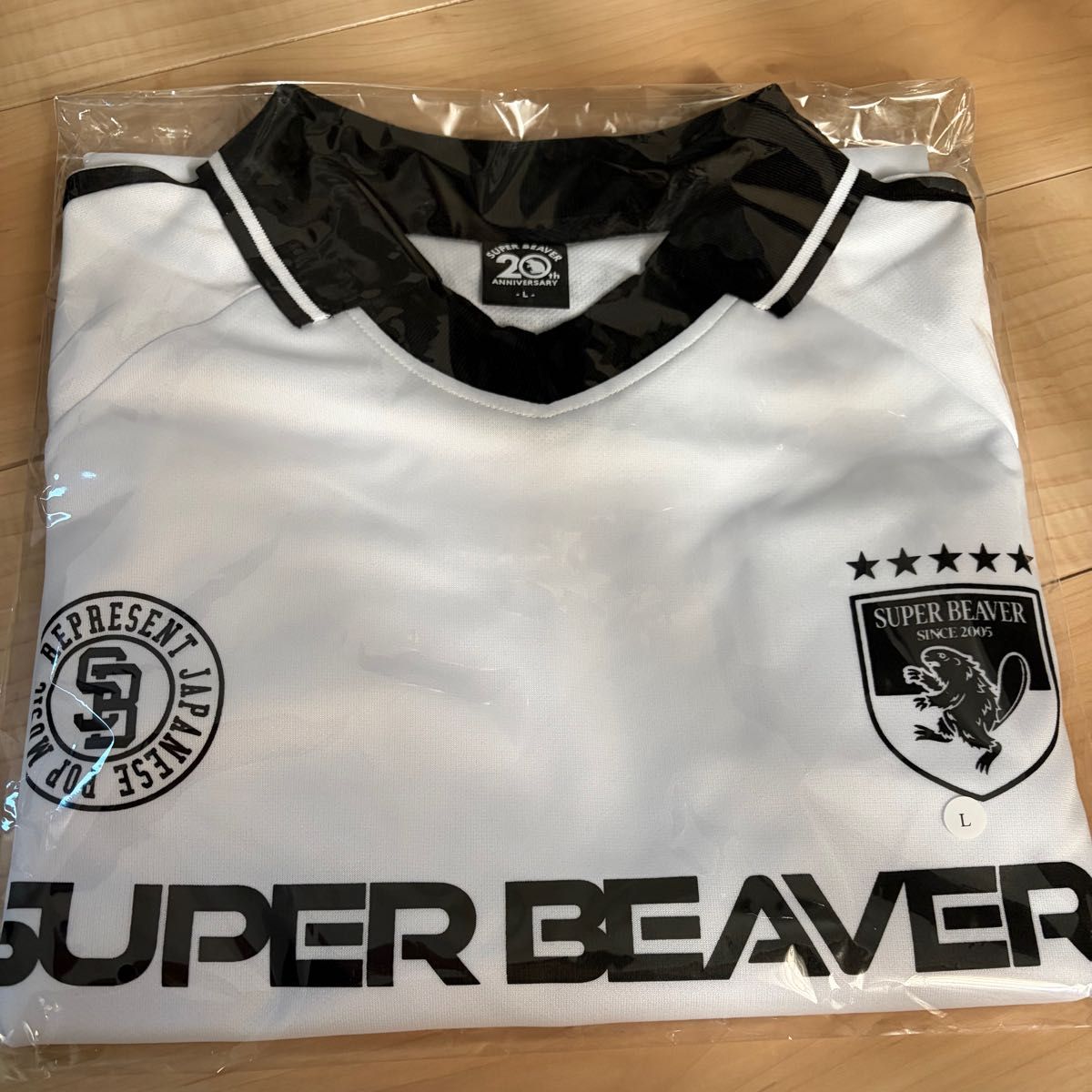 新品未開封】SUPER BEAVER サッカーシャツ ホワイト Lサイズ｜Yahoo
