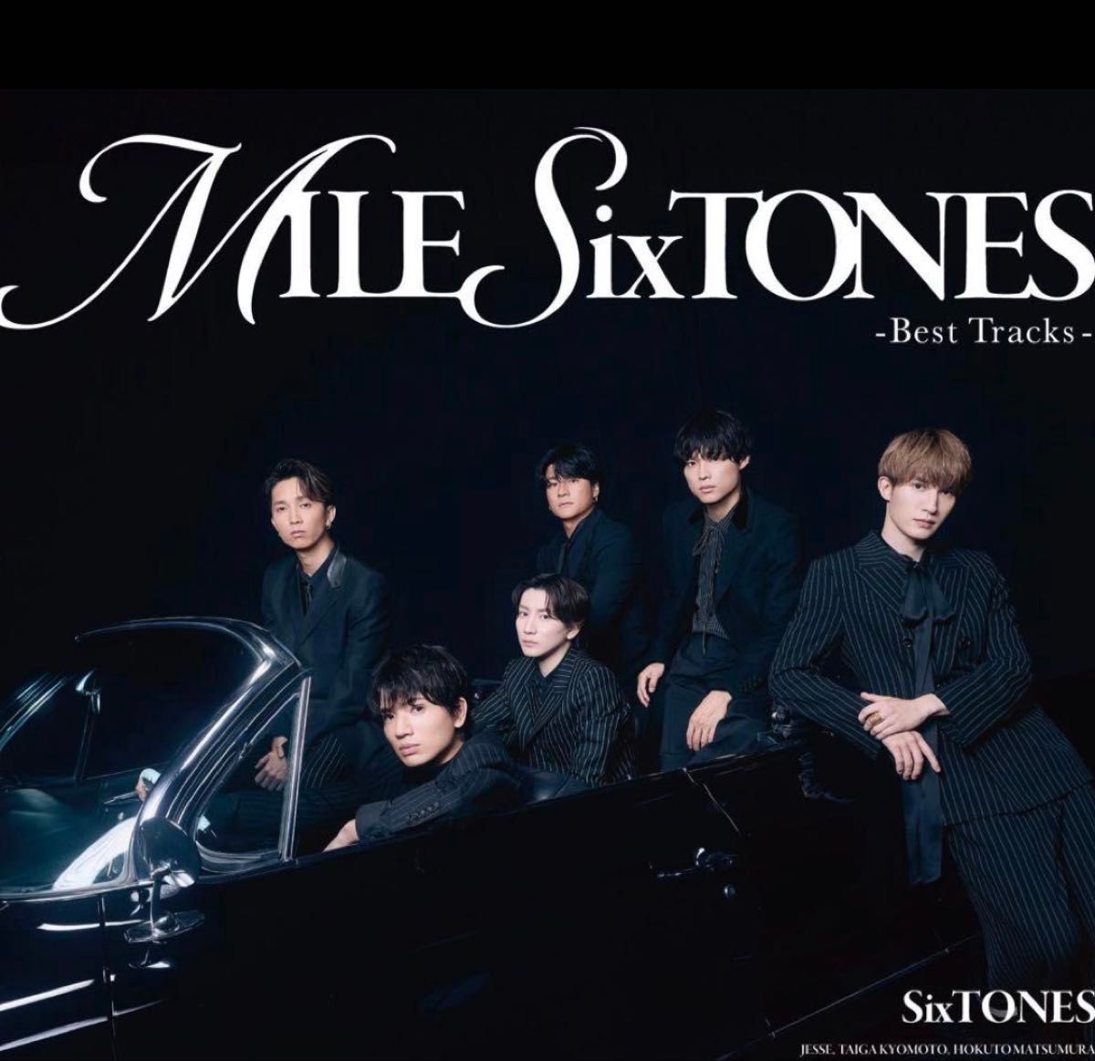 SixTONES MILESixTONES 初回盤AB CD+DVD 開封済 IDカード ステッカー