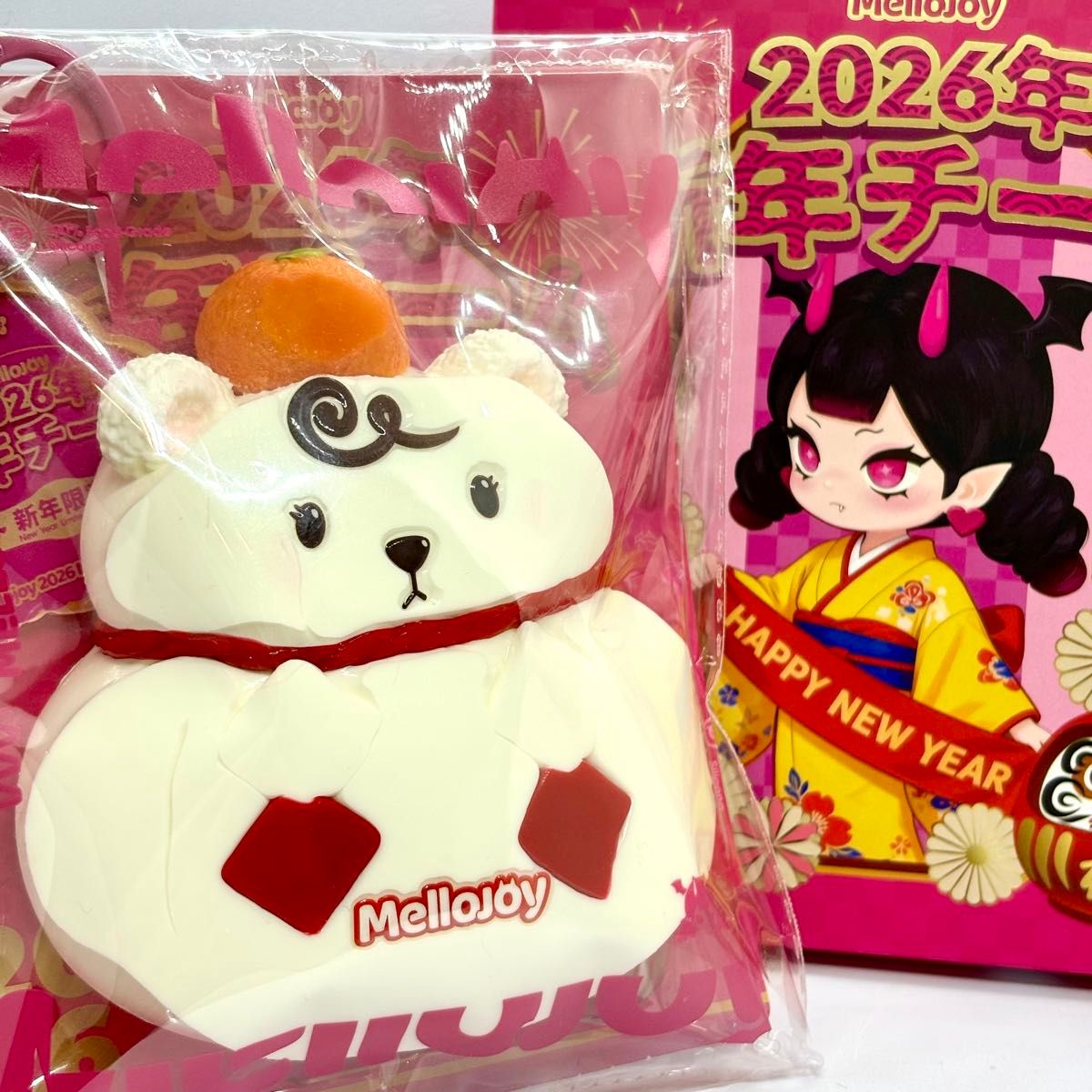 MelloJoy 2026年 新年チーム 鏡餅熊 メロジョイ スクイーズ｜Yahoo