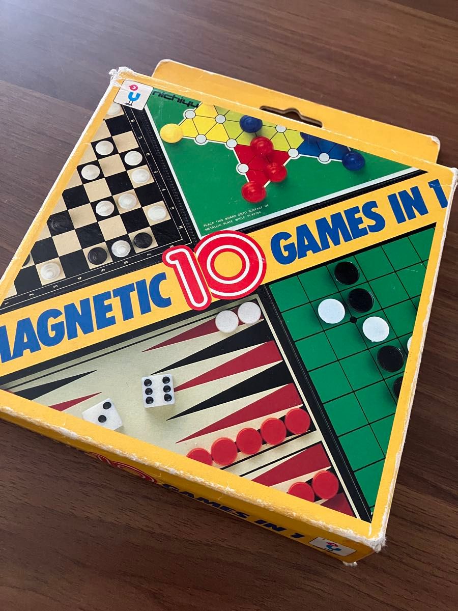 コンパクトボードゲーム10種類 MAGNETIC 10 GAMES オセロチェス