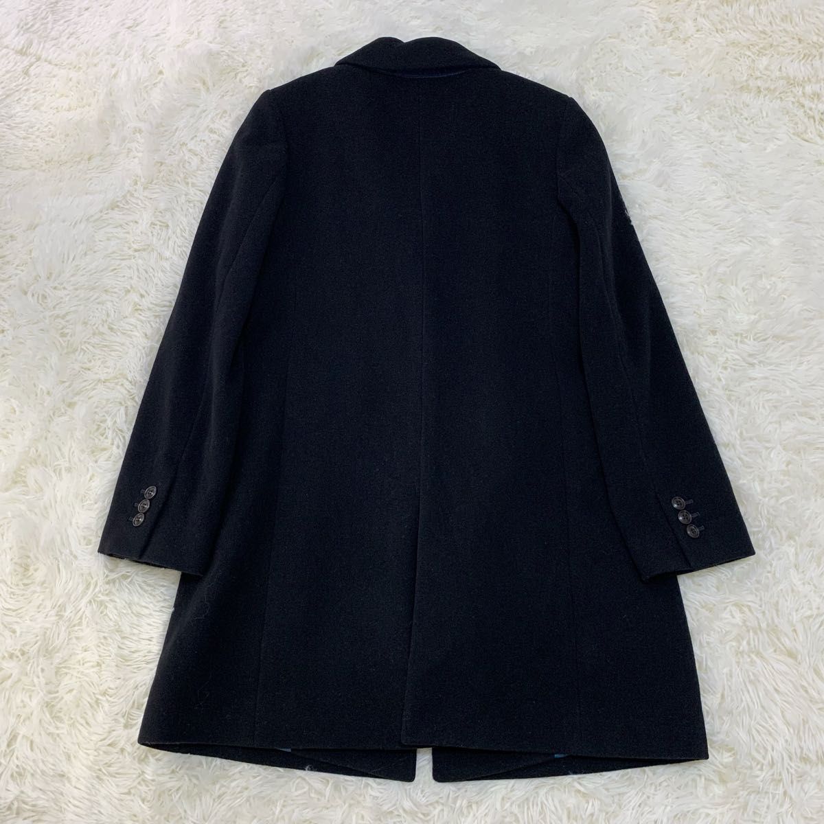 組曲 カシミヤ混 ウール チェスター コート イタリア製生地 picchi