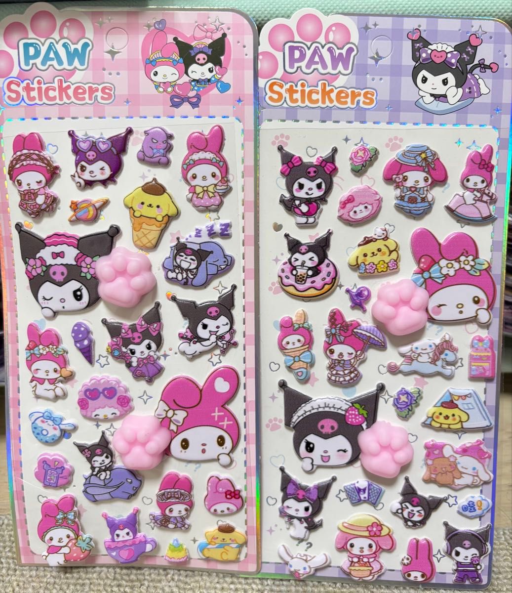 サンリオ 肉球シール マイメロ クロミ シナモロール シナモン お尻