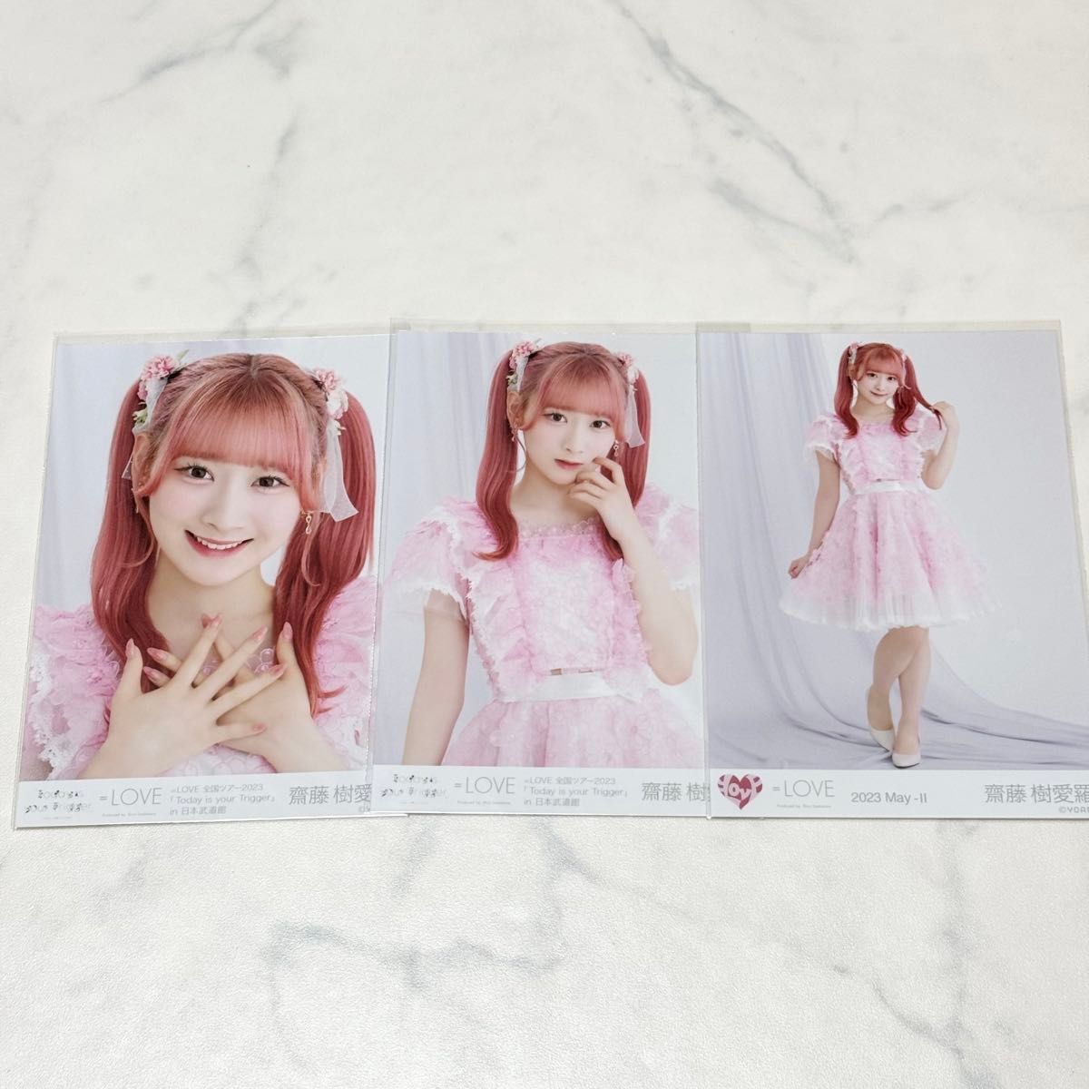 イコラブ ＝LOVE 齋藤樹愛羅 ツアー衣装2023 武道館 アザカ 生写真