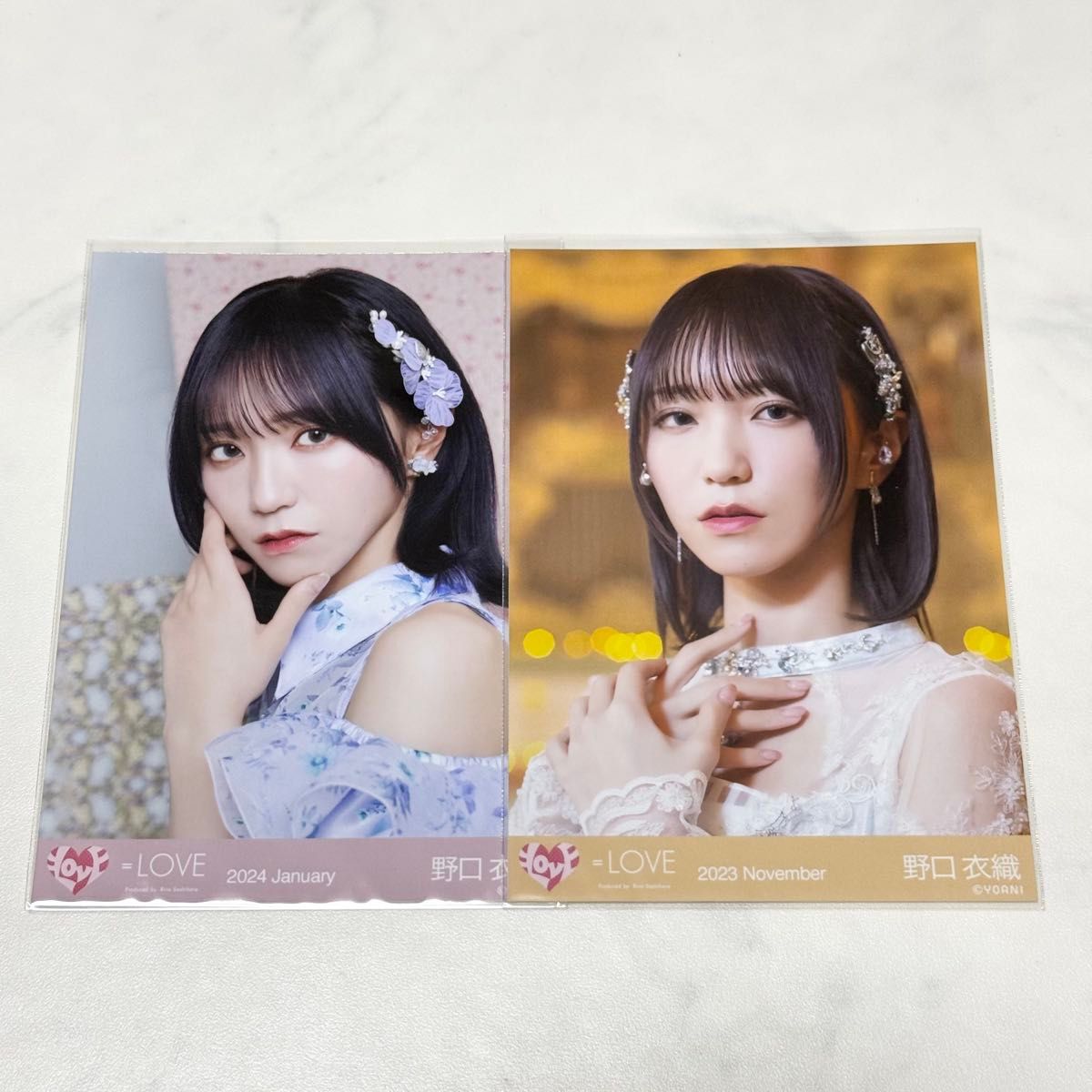 イコラブ ＝LOVE 野口衣織 生写真 ヨリ ラストノートしか知らない 歌唱