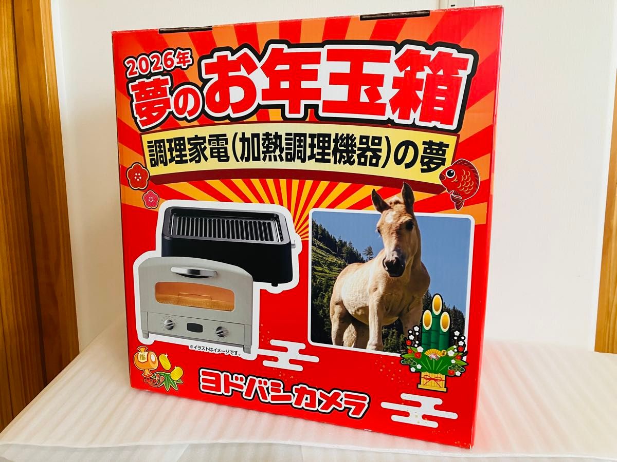 ヨドバシカメラ 福袋 夢のお年玉箱 2026 調理家電（加熱調理機器）の夢