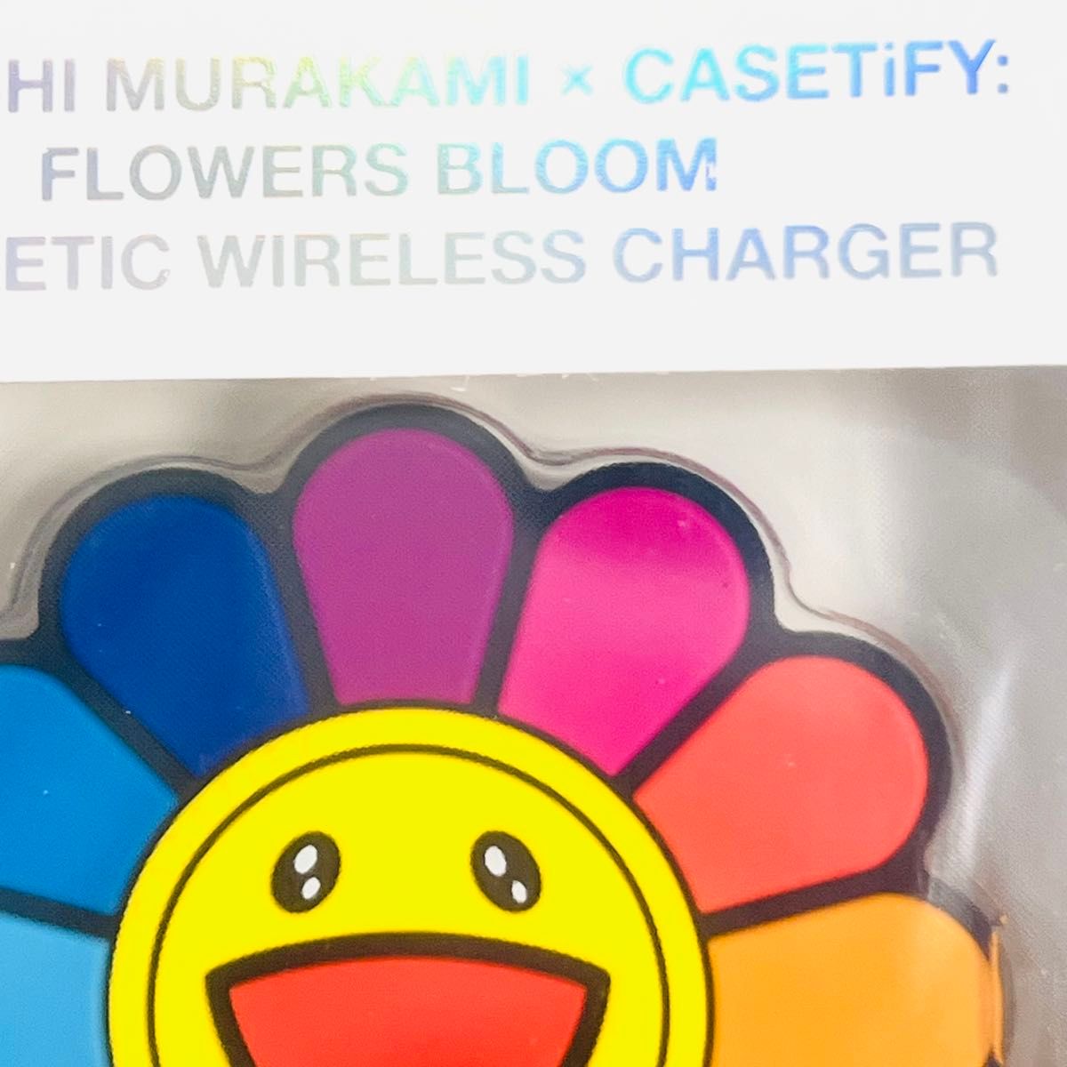 新品未使用】村上隆 × CASETiFY フラワー レインボー マグネット式