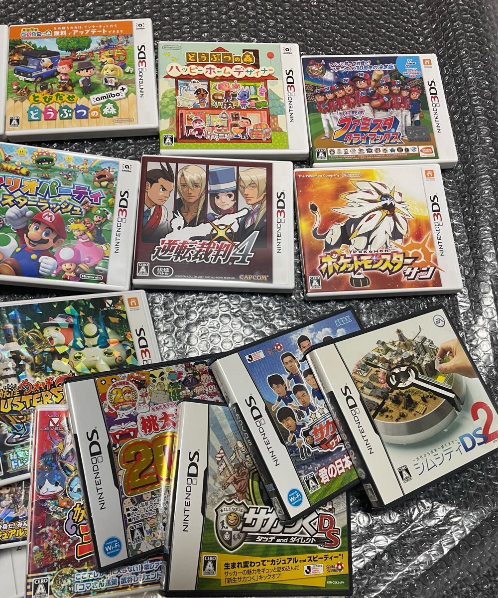 ニンテンドー3DS DS ソフト まとめ売り 34本セット 全てケース付き