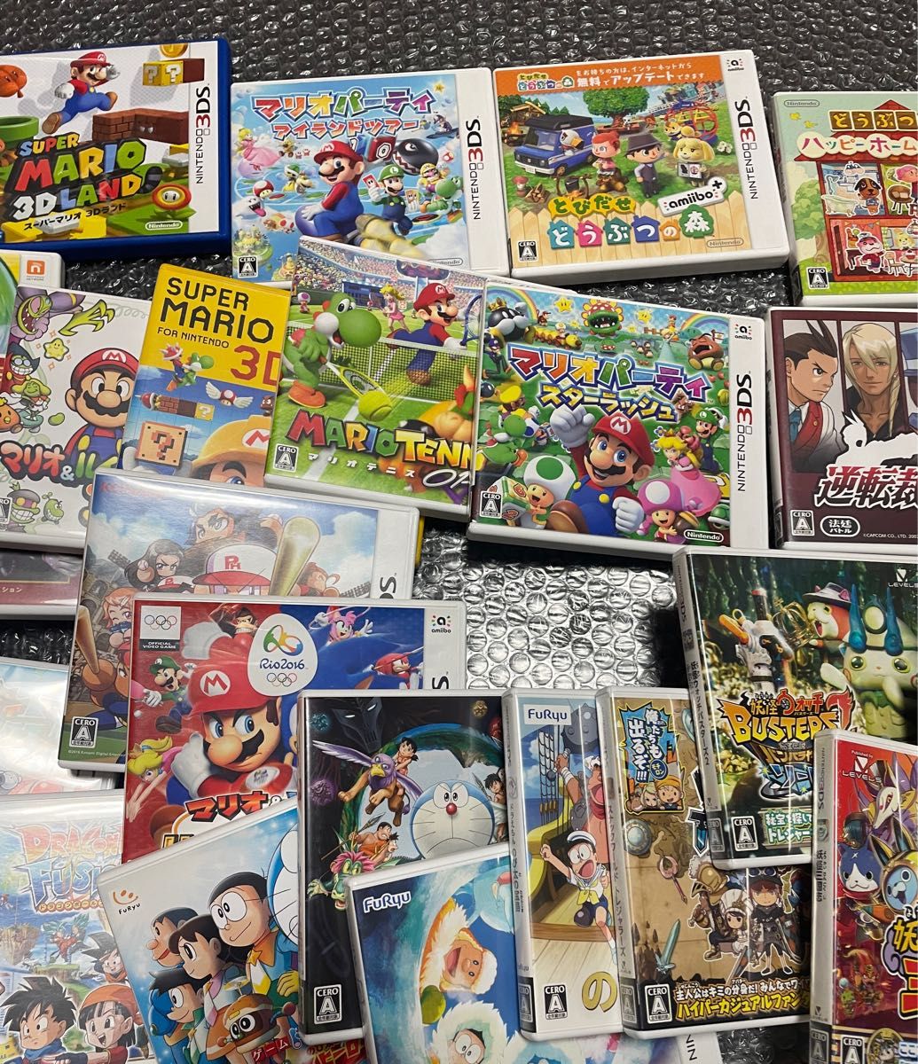 ニンテンドー3DS DS ソフト まとめ売り 34本セット 全てケース付き