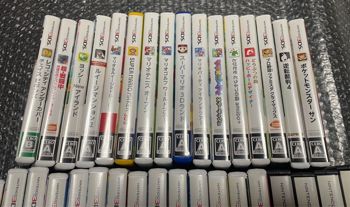 ニンテンドー3DS DS ソフト まとめ売り 34本セット 全てケース付き