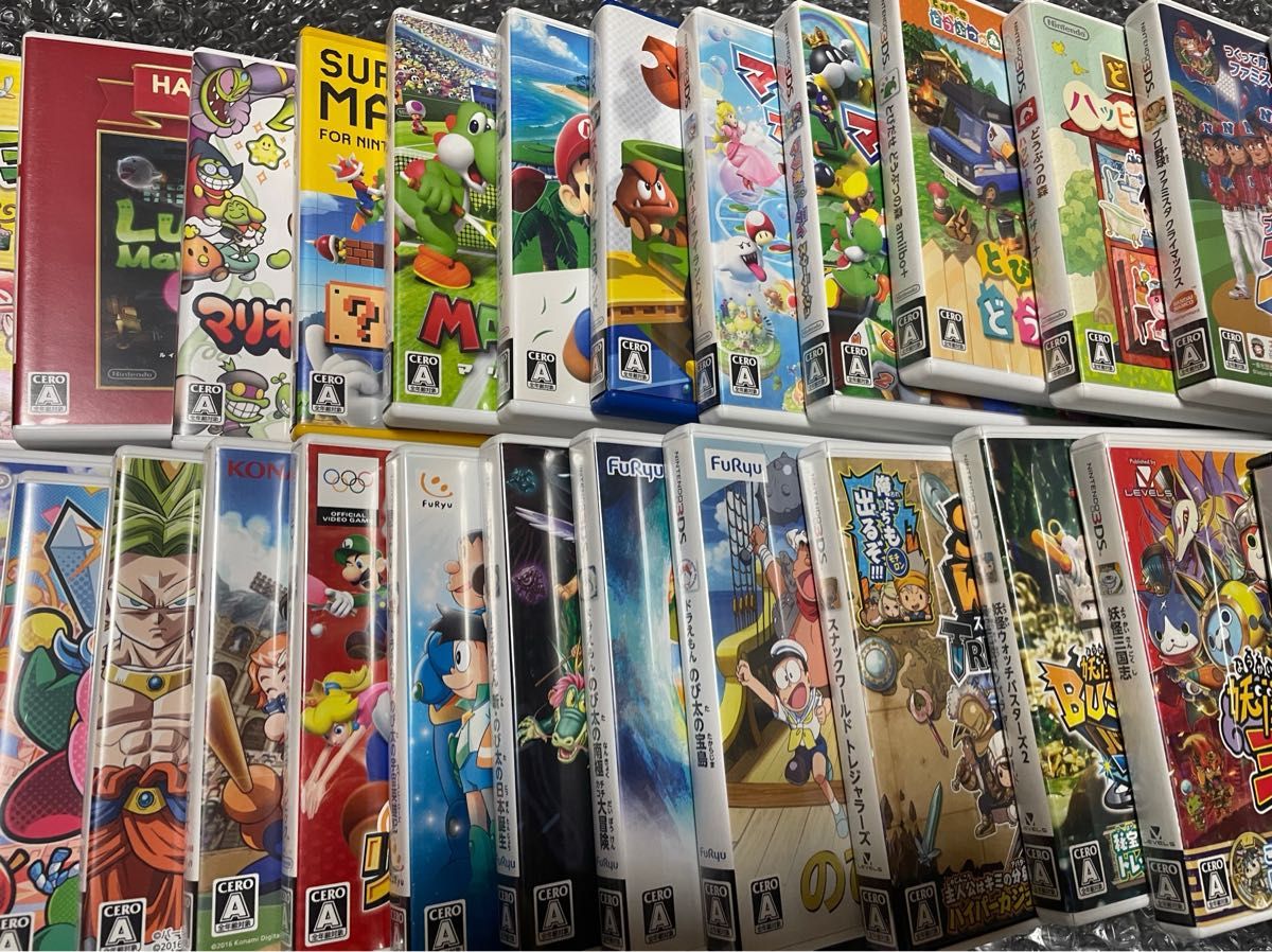 ニンテンドー3DS DS ソフト まとめ売り 34本セット 全てケース付き