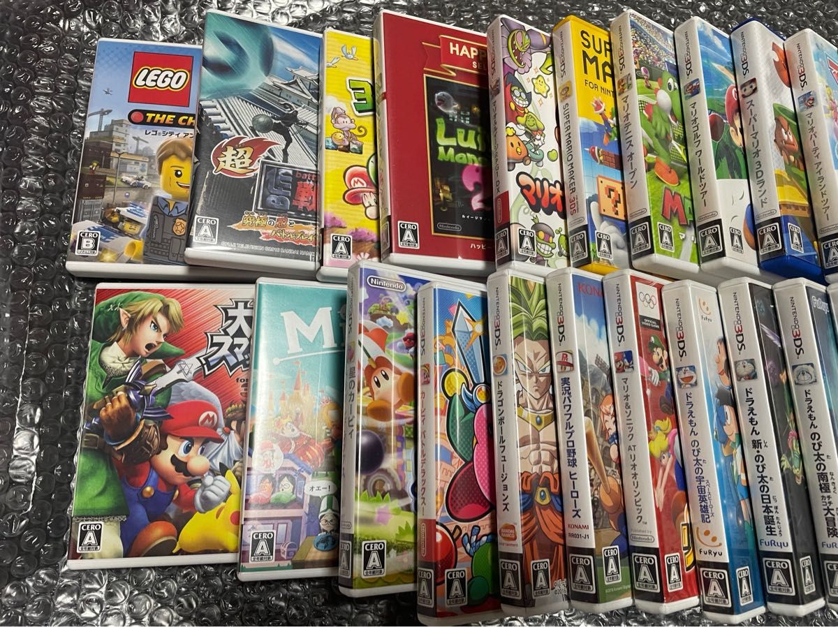 ニンテンドー3DS DS ソフト まとめ売り 34本セット 全てケース付き