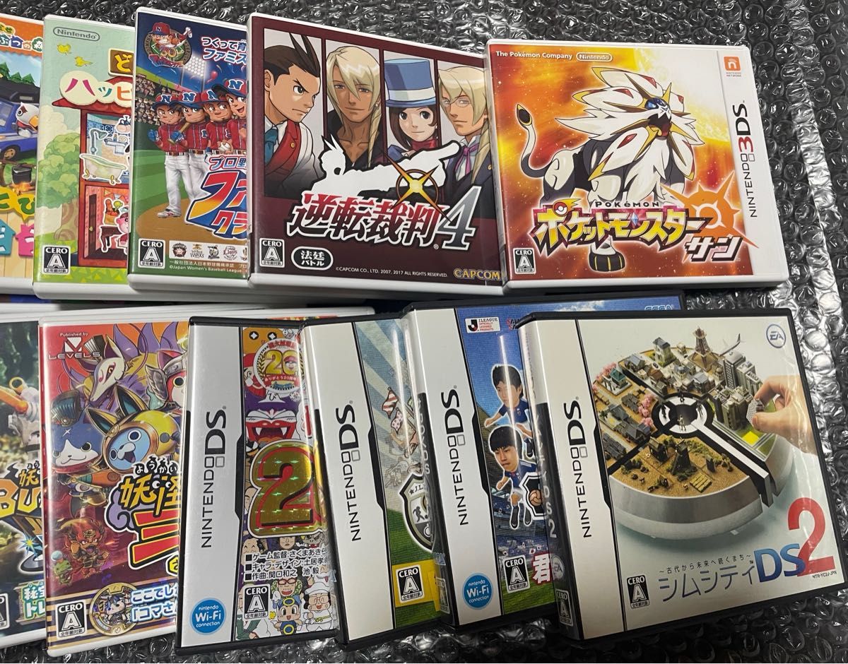 ニンテンドー3DS DS ソフト まとめ売り 34本セット 全てケース付き