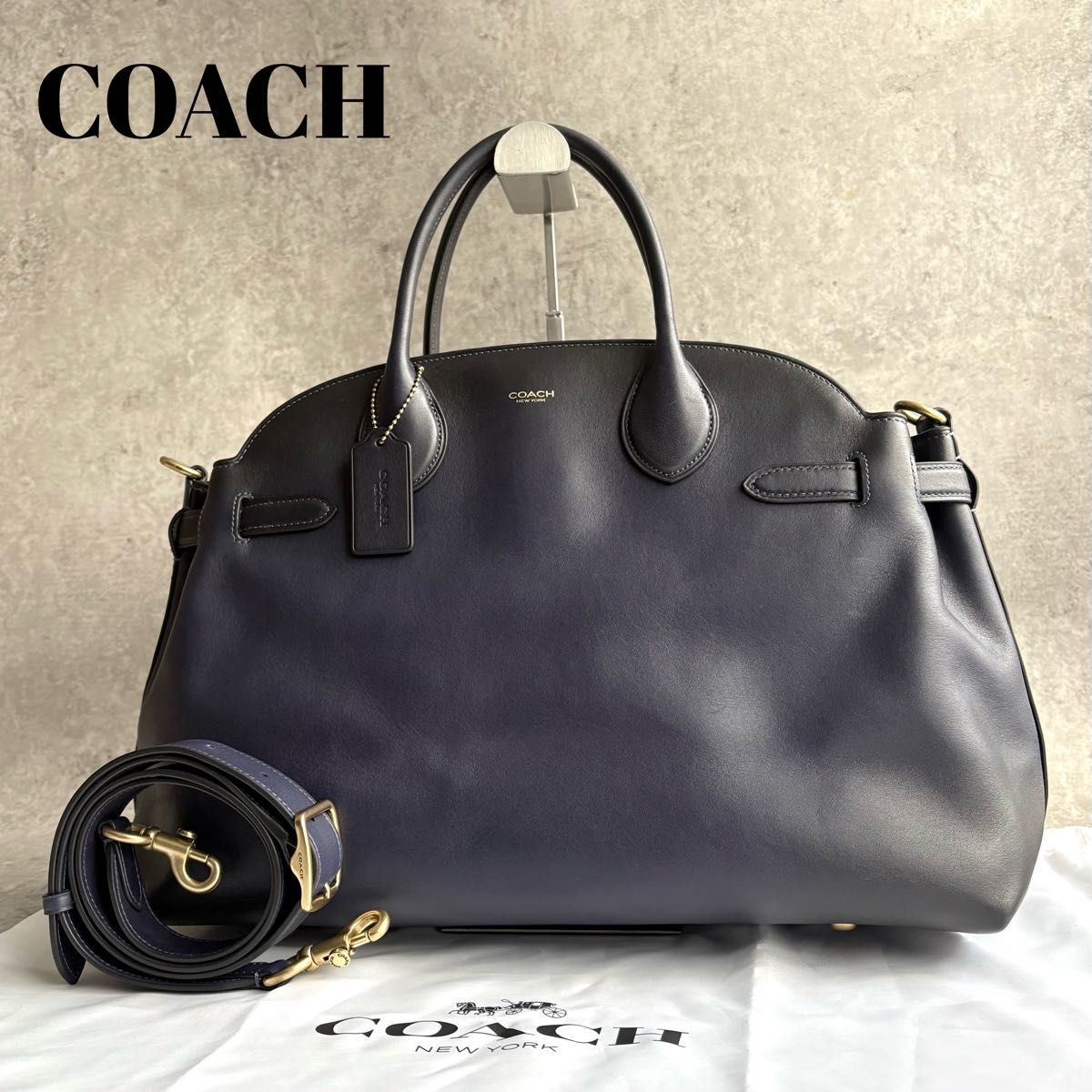 極美品】COACH コーチ ソフト エンパイア キャリーオール 40 2way