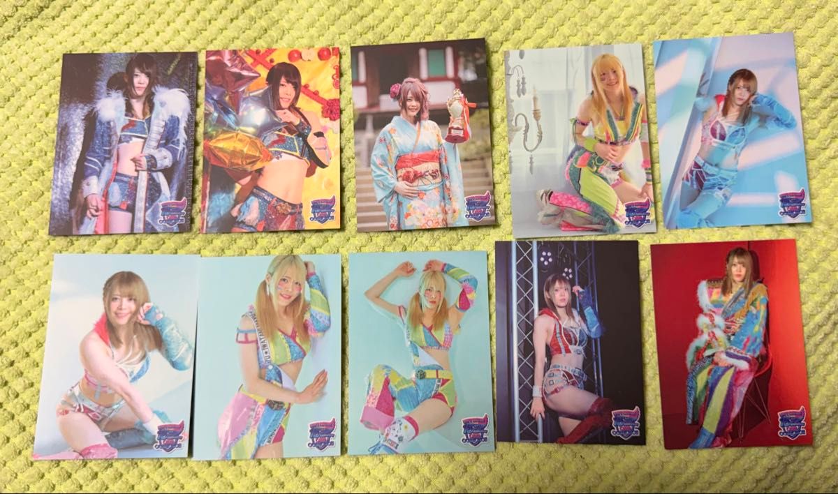 女子プロレス マリーゴールド 岩谷麻優15周年 カード レアカード全5種 女子