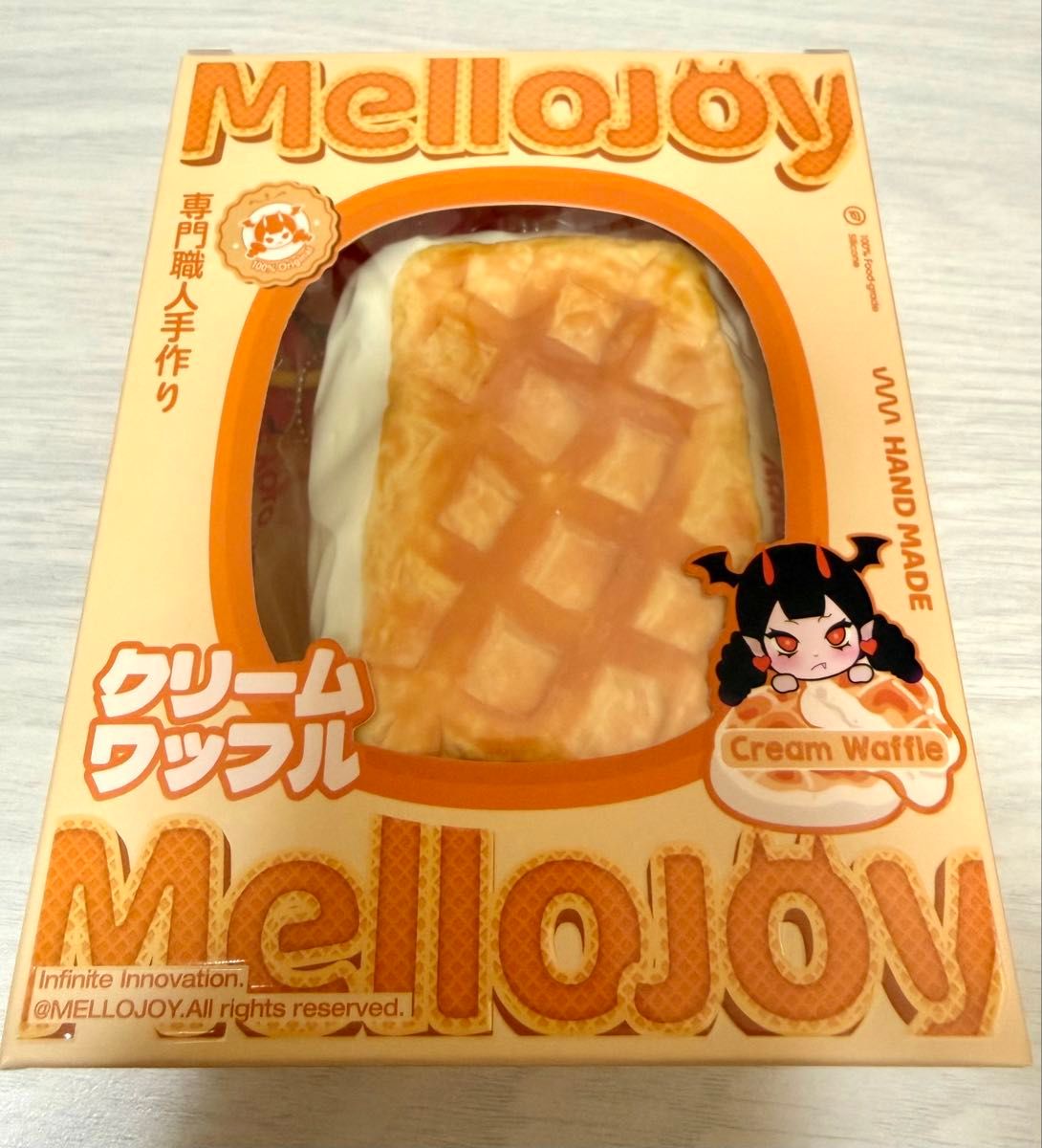 Mellojoy メロジョイ mellojoy スクイーズ ワッフル スクエア クリーム
