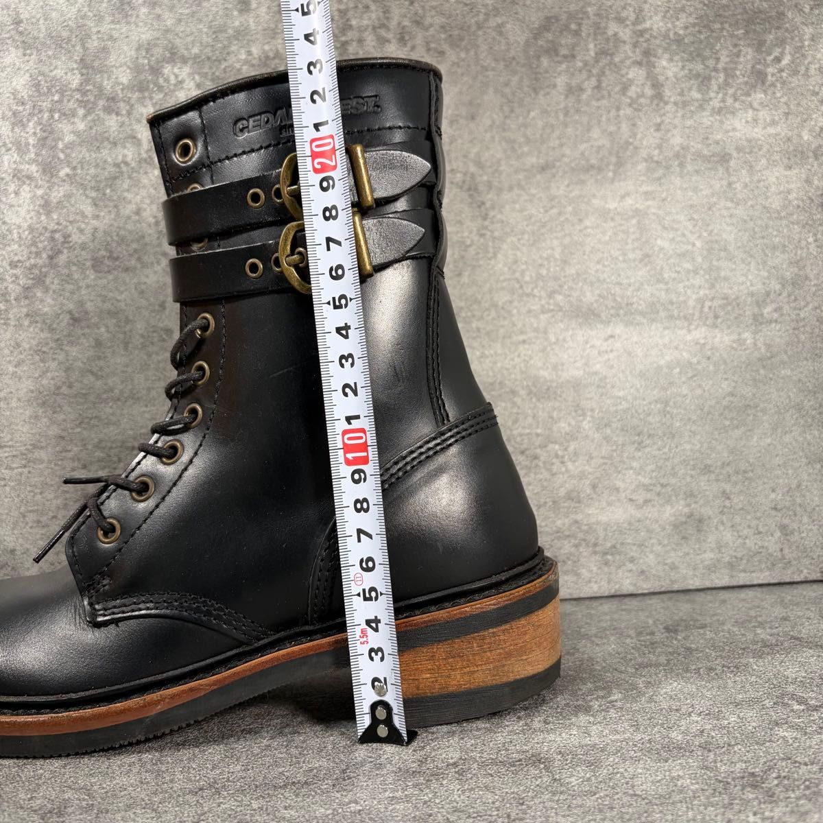 美品 セダークレスト エンジニアブーツ レザー レースアップブーツ