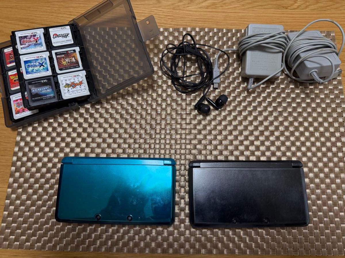 ニンテンドー3DS本体2台 カセット24個 充電器イヤホンセット｜Yahoo