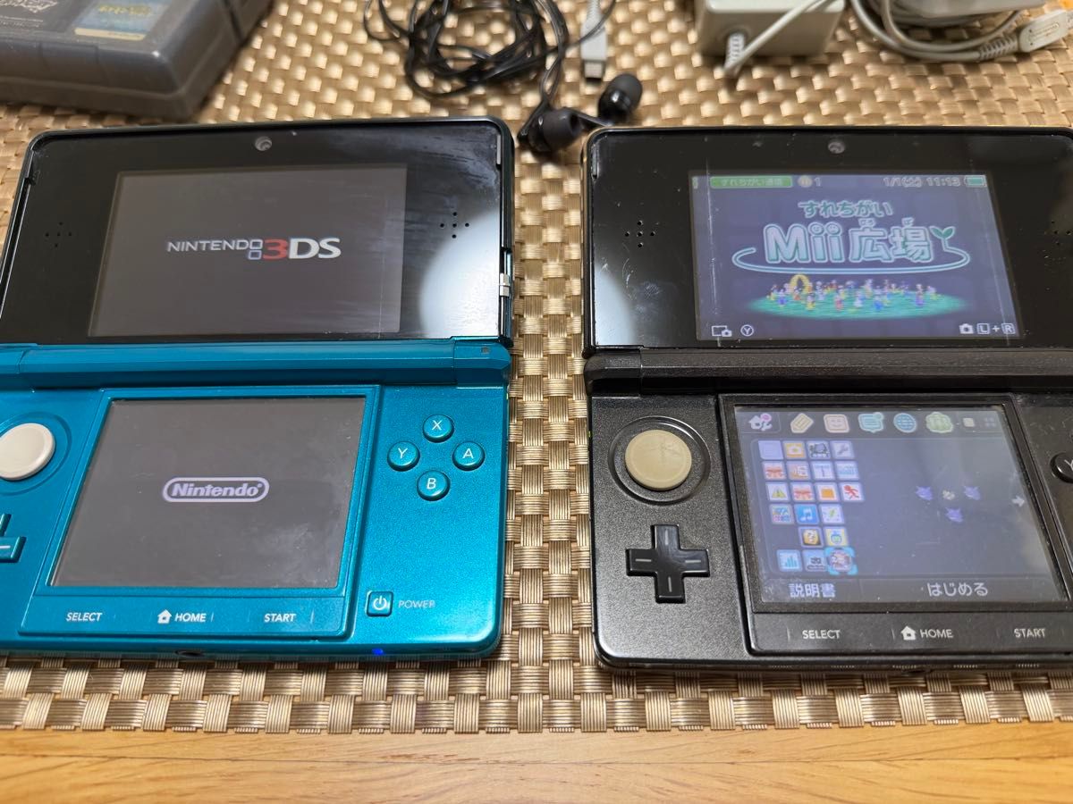 ニンテンドー3DS本体2台 カセット24個 充電器イヤホンセット｜Yahoo