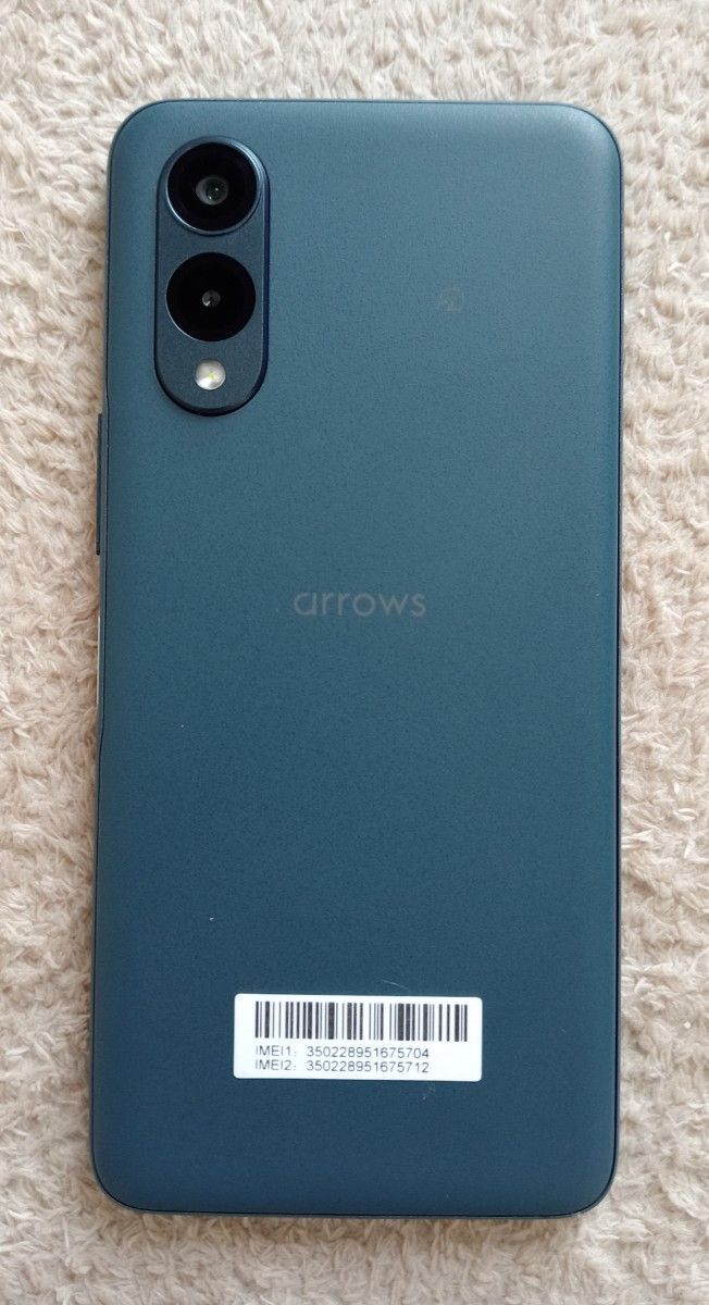 美品 arrows We2 M07 ネイビーグリーン 箱 クイックスタートガイド