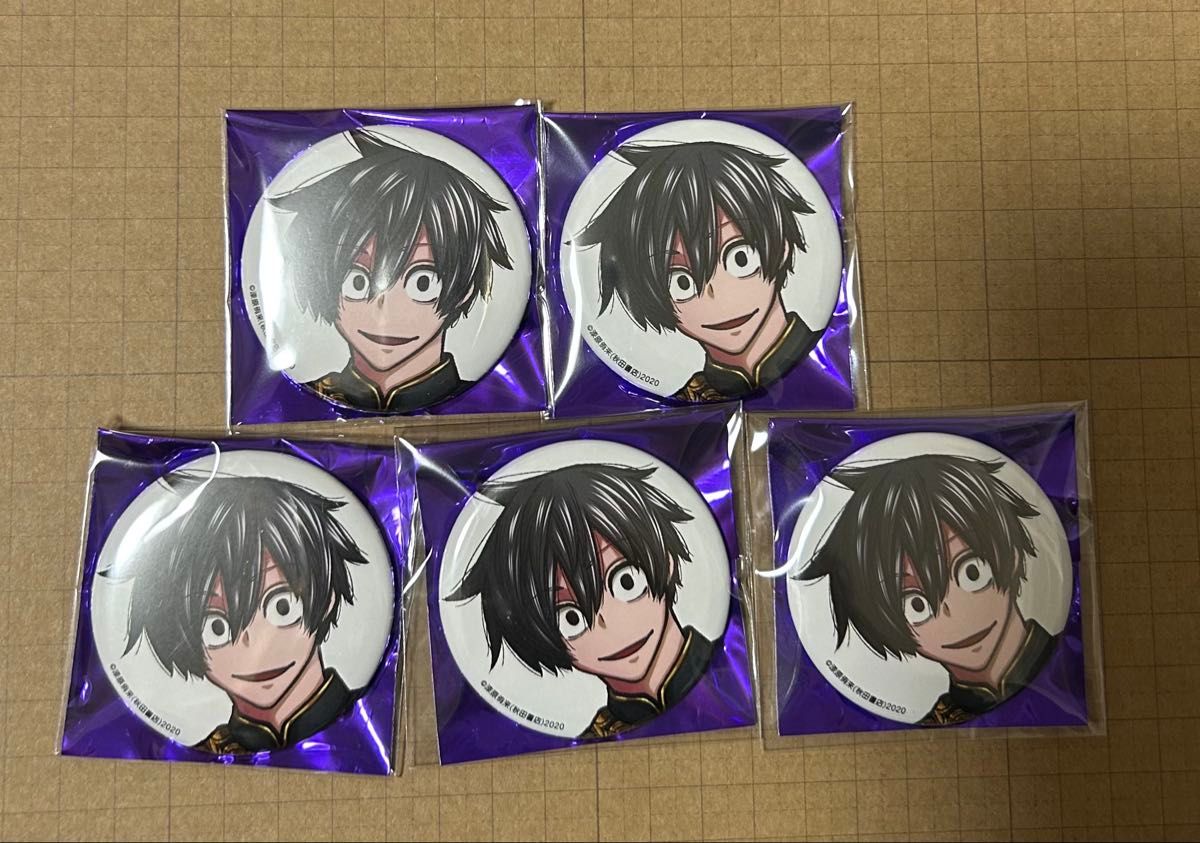 c107 秋田書店ブース 桃源暗鬼 淀川真澄 缶バッジ キャラカード コミケ