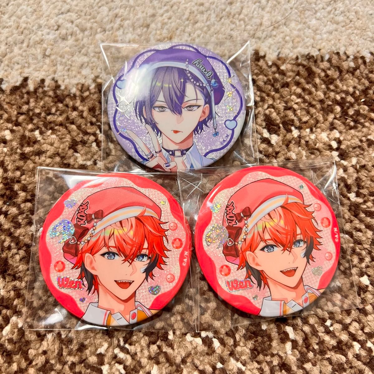 にじさんじ ぎゃうるふ 缶バッジ 小柳ロウ 赤城ウェン｜Yahoo!フリマ
