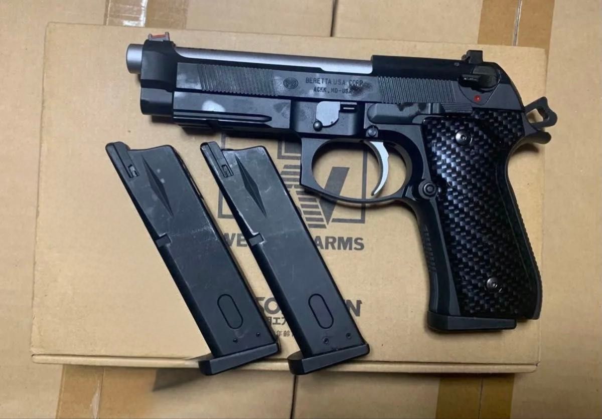 稀少品 HW樹脂製 ガスブロ ウエスタンアームズ WA ベレッタM92FS V8